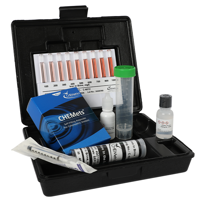 Iron in Brine — CHEMets Visual Kit