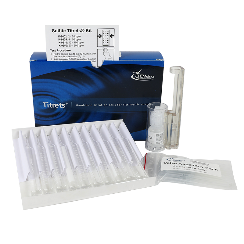 Sulfite (free) — Titrets Titration Cells