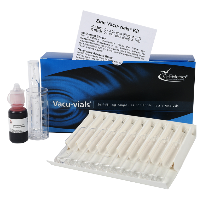 Zinc — Vacu-vials Instrumental Kit