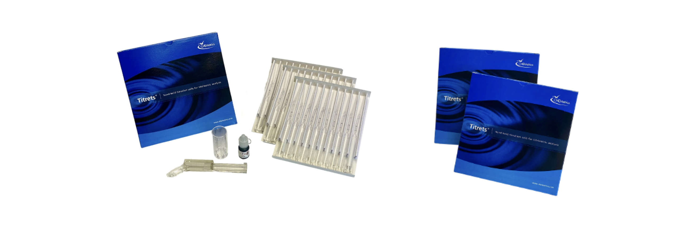 A banner image showing the Alkalinity Titrets Kit packaging and contents