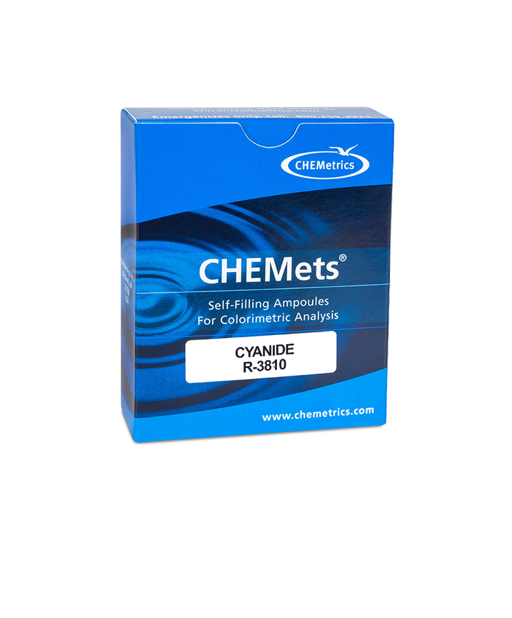 R-3810 Cyanide CHEMets® Visual Test Refill Packaging