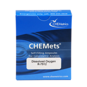 R-7512 Dissolved Oxygen CHEMets® Visual Refill Packaging