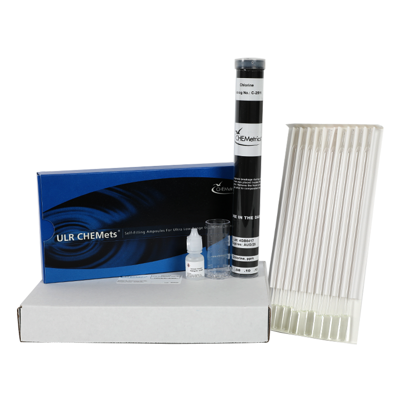 Chlorine (free & total) — ULR CHEMets Visual Test Kit