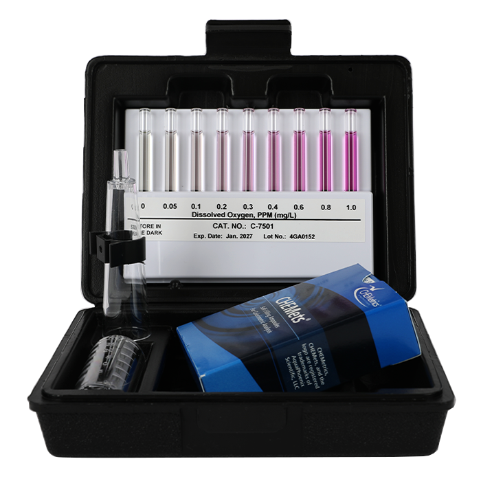 CHEMetrics Dissolved Oxygen Test Kit — CHEMets Visual Kit 0-1 ppm