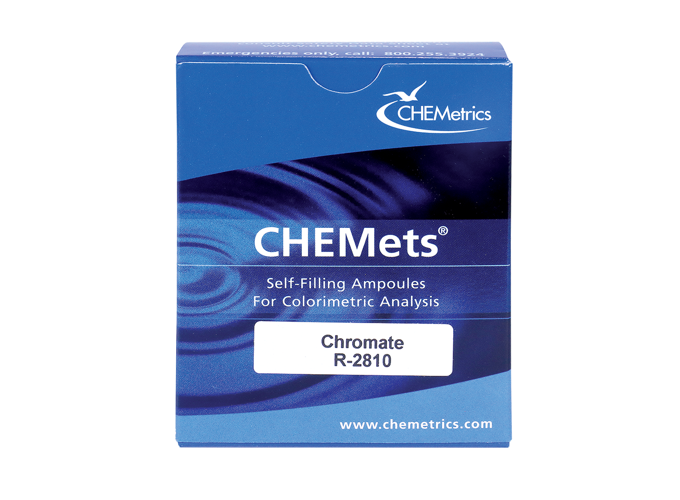R-2810 Chromate (hexavalent) CHEMets® Visual Test Refill Packaging