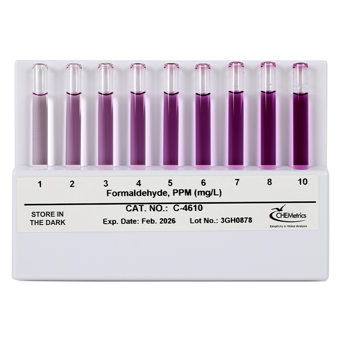 High Range Formaldehyde Comparator