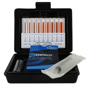 Hydrogen Peroxide HR CHEMets® Test Kit (5-50 ppm)