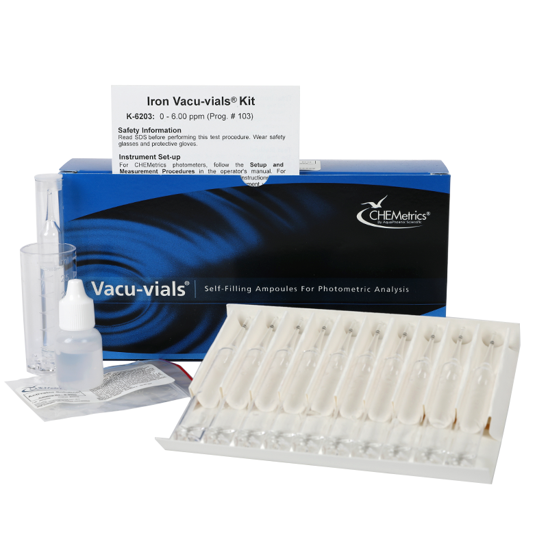 Iron (total & ferrous) — Vacu-vials Instrumental Kit