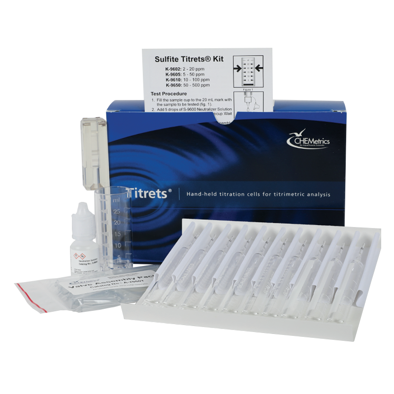 Sulfite (free) — Titrets Titration Cells