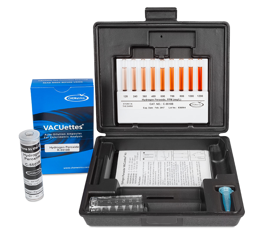 Hydrogen Peroxide — VACUettes Visual High Range Kit