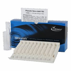 Phenols Testing Kit — Vacu-vials Instrumental Kit