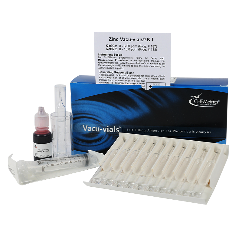 Zinc — Vacu-vials Instrumental Kit