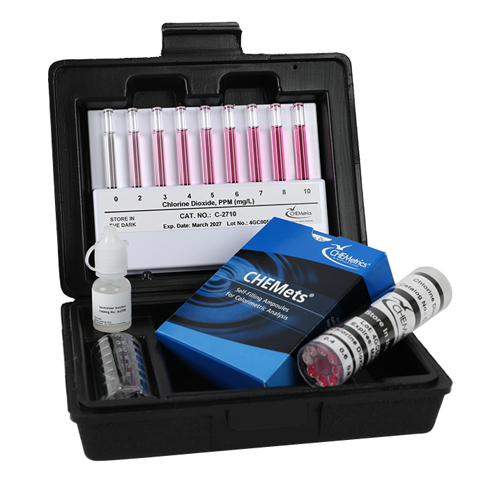 Chlorine Dioxide — CHEMets Visual Kit