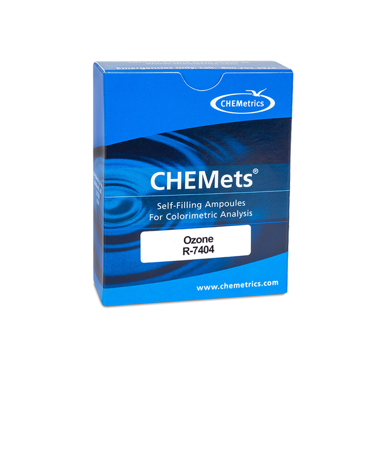 R-7404 Ozone CHEMets® Visual Refill Packaging
