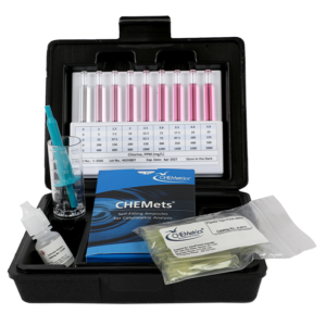 Chlorine HR CHEMets® Test Kit (0-500 ppm)