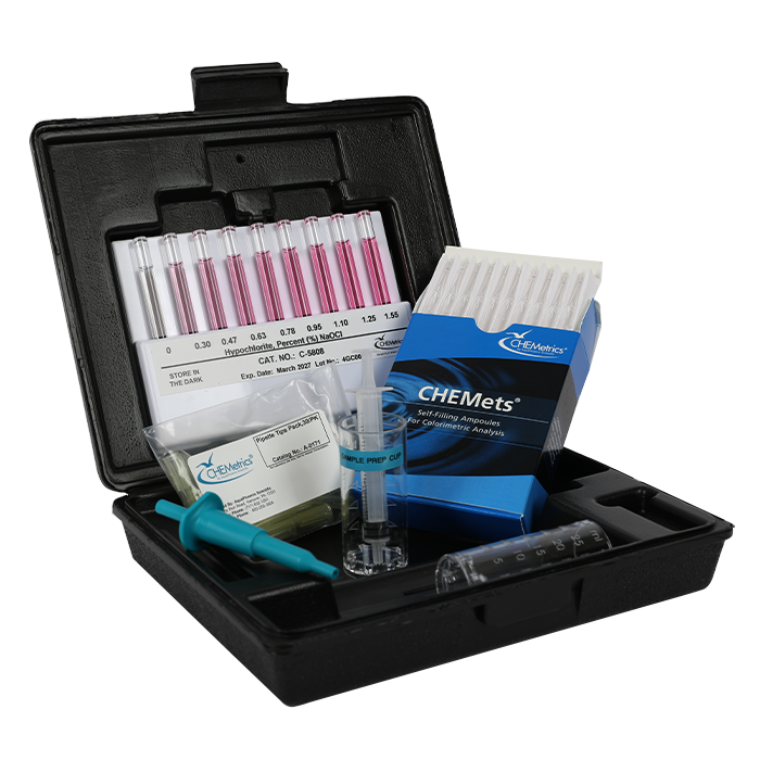 Chlorine (hypochlorite) — CHEMets Visual Test Kit