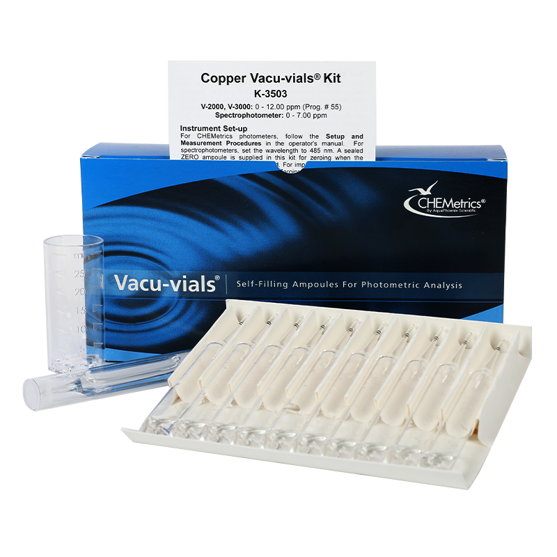 Copper (soluble) — Vacu-vials Instrumental Kit