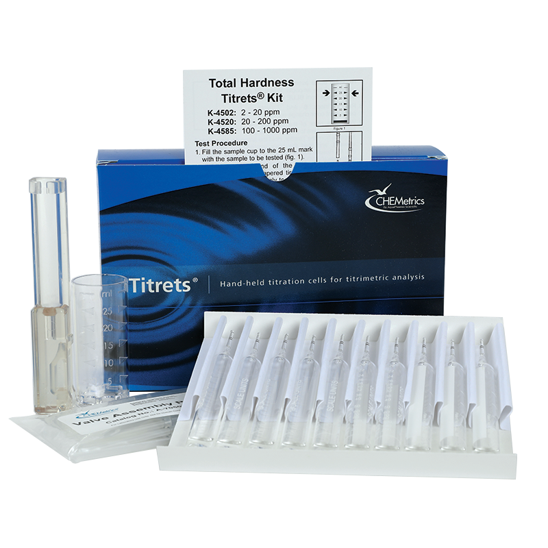 Hardness (total) — Titrets Titration Cells