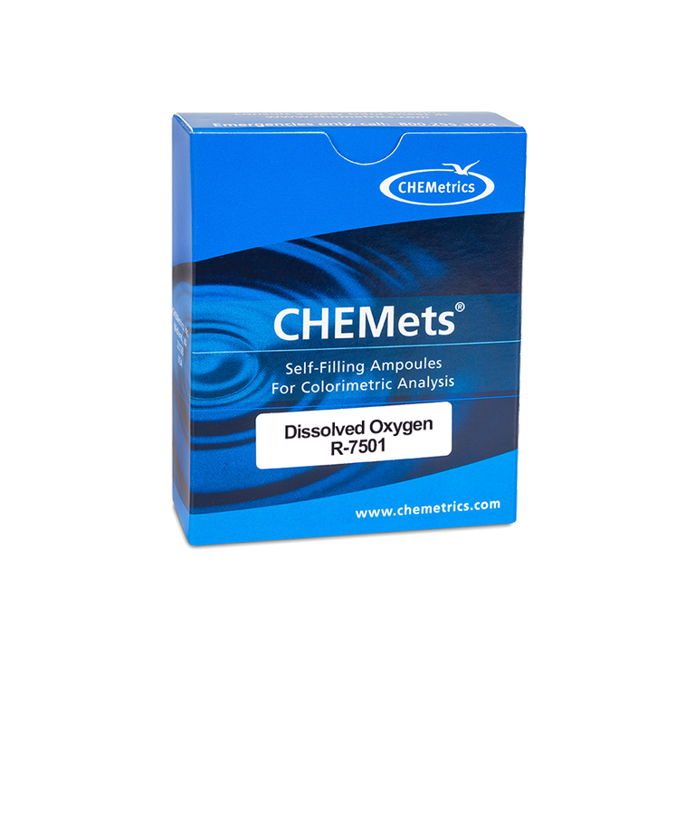 R-7501 Dissolved Oxygen CHEMets® Visual Refill Packaging