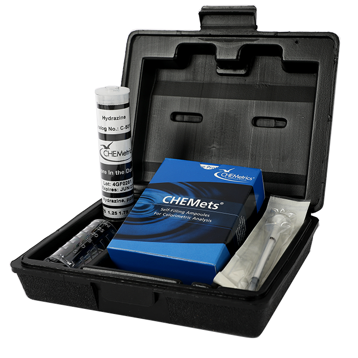 Hydrazine HR CHEMets® Test Kit (0-12.5 ppm)