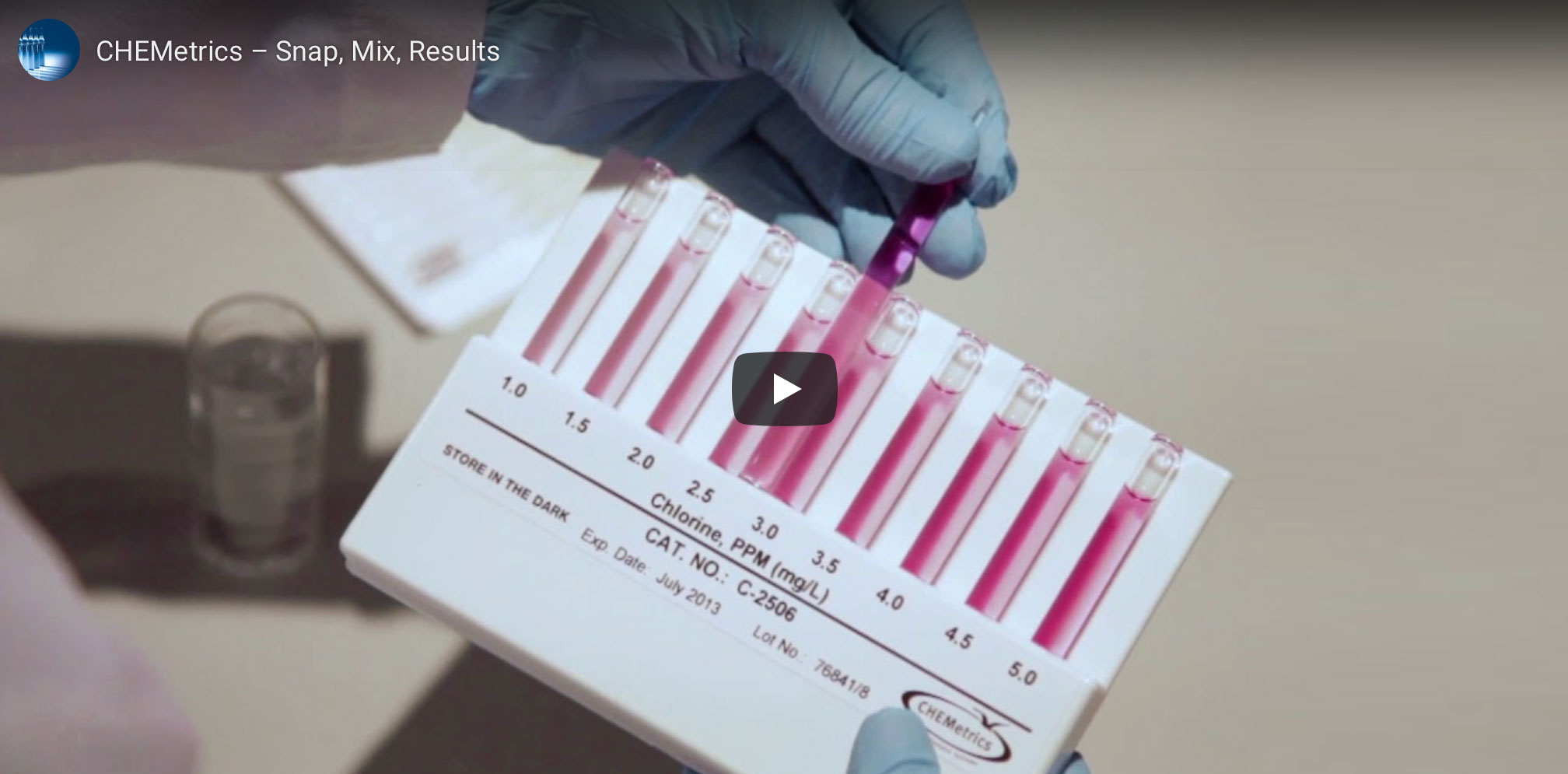 Video thumbnail of CHEMetrics color comparator